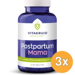 3x Vitakruid Postpartum Mama Oa Fenegriek, Shatavari & Choline (90 tabletten)