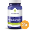 2x Vitakruid Relaxcomplex Oa Magnesium Tauraat & Vitamine D3 (30 tabletten)