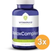 3x Vitakruid Relaxcomplex Oa Magnesium Tauraat & Vitamine D3 (90 tabletten)