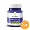 3x Vitakruid Saffraan 28 mg (Affron®) & L-Theanine Groene Thee (30 vega capsules)