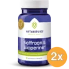 2x Vitakruid Saffraan 28 mg (Affron®) & Bioperine (60 vega capsules)