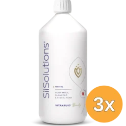 3x Vitakruid SilSolutions 1000 – Aardbei (1000 ml)