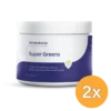 2x Vitakruid Super Greens 25 Nutrienten Oa Probiotica & Enzymen (220 gr)