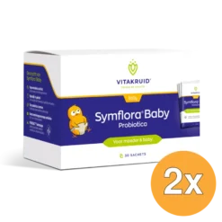 2x Vitakruid Symflora® Baby Probiotica voor Moeder & Baby (30 zakjes)