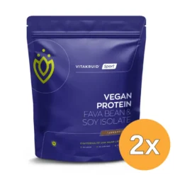 2x Vitakruid Vegan Protein – IJskoffie (921 gr)