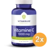 2x Vitakruid Vitamine C 1000 mg met Bioflavonoïden & Rozenbottel (180 tabletten)