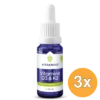 3x Vitakruid Vitamine D3 & K2 (MenaQ7®) met Druppelpipet (10 ml)