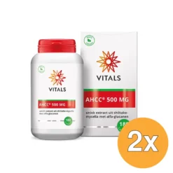 2x Vitals AHCC 500 mg (180 capsules)