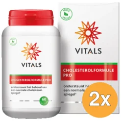 2x Vitals Cholesterolformule Pro (60 tabletten)