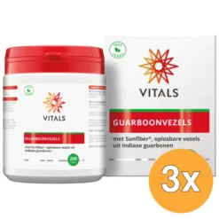 3x Vitals Guarboonvezels (200 gr)