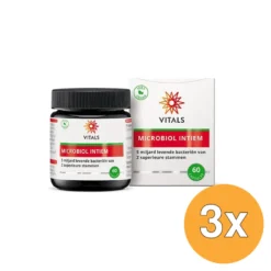 3x Vitals Microbiol intiem (60 vega capsules)