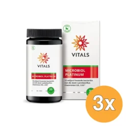3x Vitals Microbiol Platinum (30 capsules)