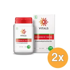 2x Vitals Vitamine B1 100 mg (100 capsules)