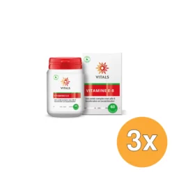 3x Vitals Vitamine E-8 (60 softgels)