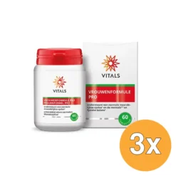 3x Vitals Vrouwenformule Pro (60 tabletten)