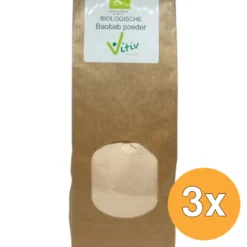 3x Vitiv Baobab Poeder Bio (250 gr)