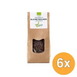 6x Vitiv Blauwe Rozijnen Klein Bio (1000 gr)