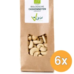6x Vitiv Cashewnoten Bio (500 gr)