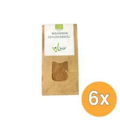 6x Vitiv Ceylon Kaneel Poeder Bio (100 gr)