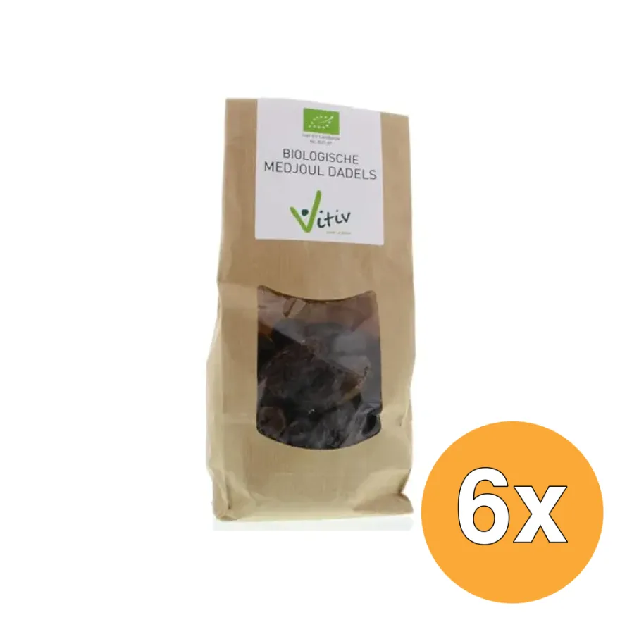 6x Vitiv Dadels Medjoul Bio (500 gr)