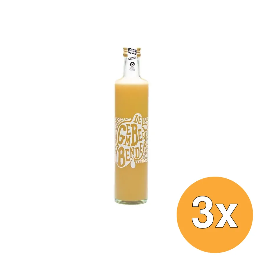 3x Vitiv De Gemberbende Gembersap Puur En Suikervrij Bio (500 ml)