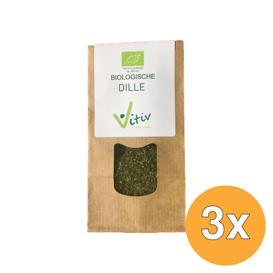3x Vitiv Dilletoppen Bio (25 gr)