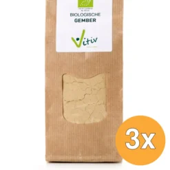 3x Vitiv Gember Gemalen Bio (100 gr)