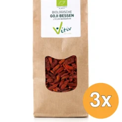 3x Vitiv Goji Bessen Bio (500 gr)