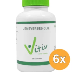 6x Vitiv Jeneverbes Olie (250 capsules)