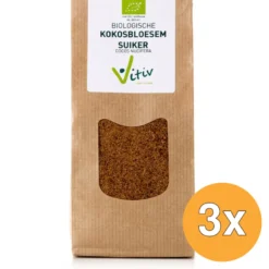 3x Vitiv Kokosbloesemsuiker Bio (250 gr)