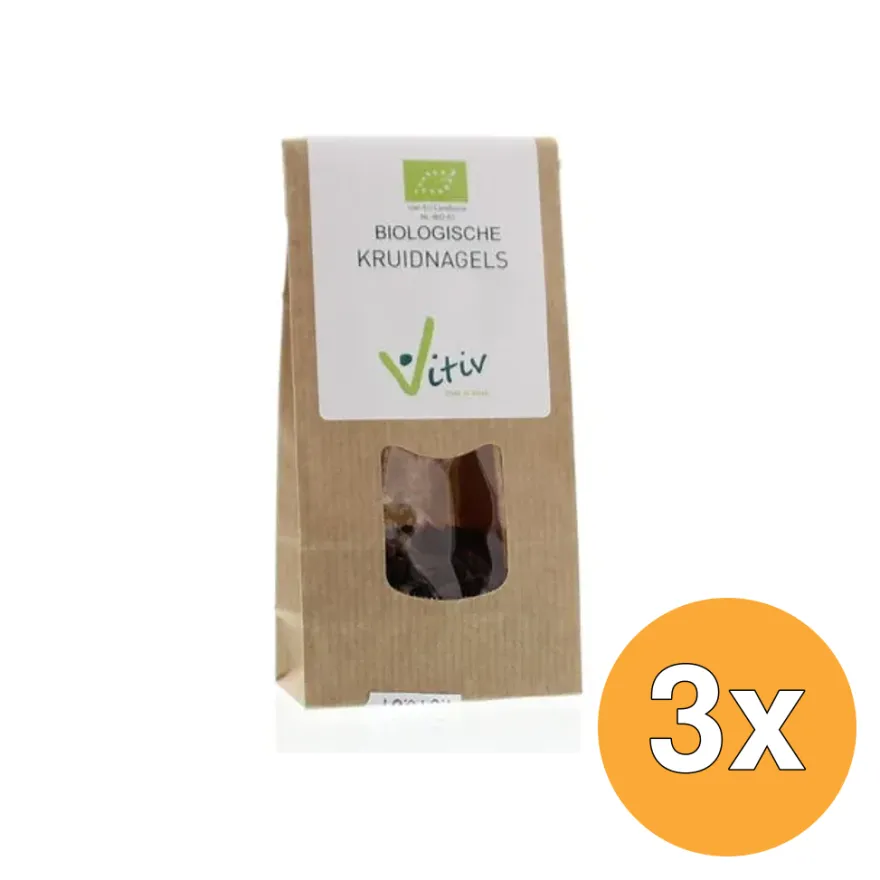 3x Vitiv Kruidnagels Bio (25 gr)