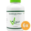 6x Vitiv Magnesium Citraat 200 Mg (100 tabletten)