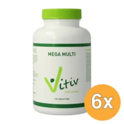 6x Vitiv Mega Multi (100 tabletten)