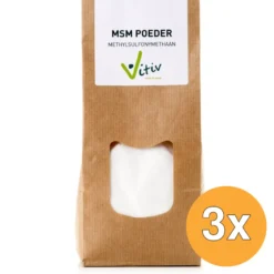 3x Vitiv Msm Poeder (250 gr)