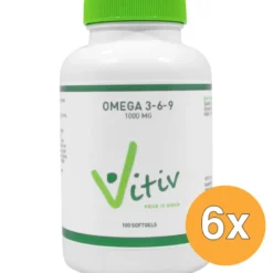 6x Vitiv Omega 3-6-9 (100 softgels)