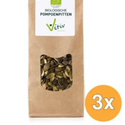 3x Vitiv Pompoenpitten Bio (500 gr)