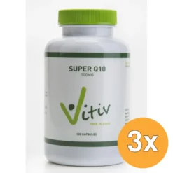 3x Vitiv Q10 100 Mg (100 capsules)