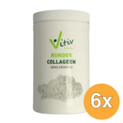 6x Vitiv Runder Collageen Gras Gevoerd (500 gr)
