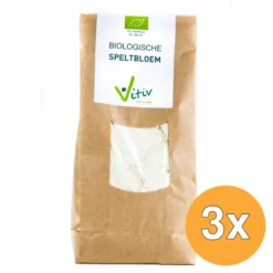 3x Vitiv Speltbloem Bio (1000 gr)