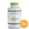 3x Vitiv Spirulina 500 Mg Bio (500 tabletten)