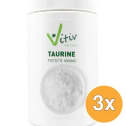 3x Vitiv Taurinepoeder (500 gr)