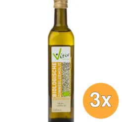 3x Vitiv Zonnebloemolie Bio (500 ml)