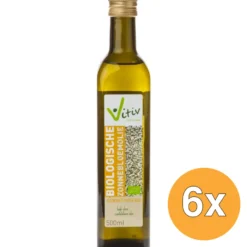 6x Vitiv Zonnebloemolie Bio (500 ml)