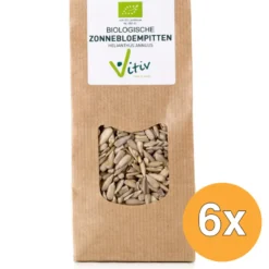 6x Vitiv Zonnebloempitten Bio (250 gr)