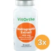 3x VitOrtho Andrographis extract 400 mg (60 vega capsules)