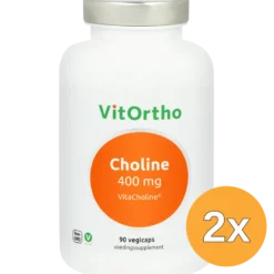 2x VitOrtho Choline 400mg (90 vage capsules)