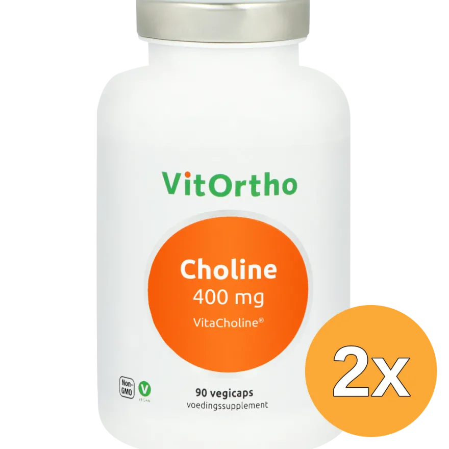 2x VitOrtho Choline 400mg (90 vage capsules)