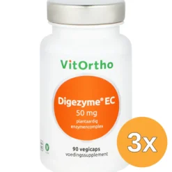3x Vitortho Digezyme Ec (90 vega capsules)