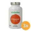 3x VitOrtho D Mannose 500mg (120 capsules)