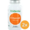 2x VitOrtho D Mannose 500 mg (60 vega capsules)